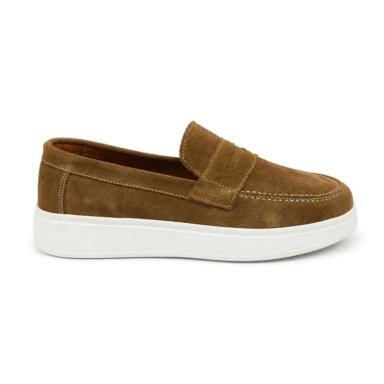 Moccasin pour homme 270 marron  daim     miniature